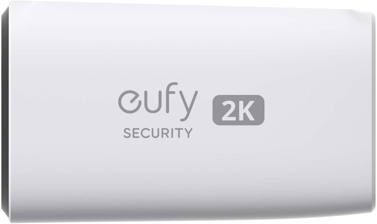 eufy - SoloCam S220, 2-Outdoor Wireless 2K Solar Powered Security Cameras with Homebase 3 - White