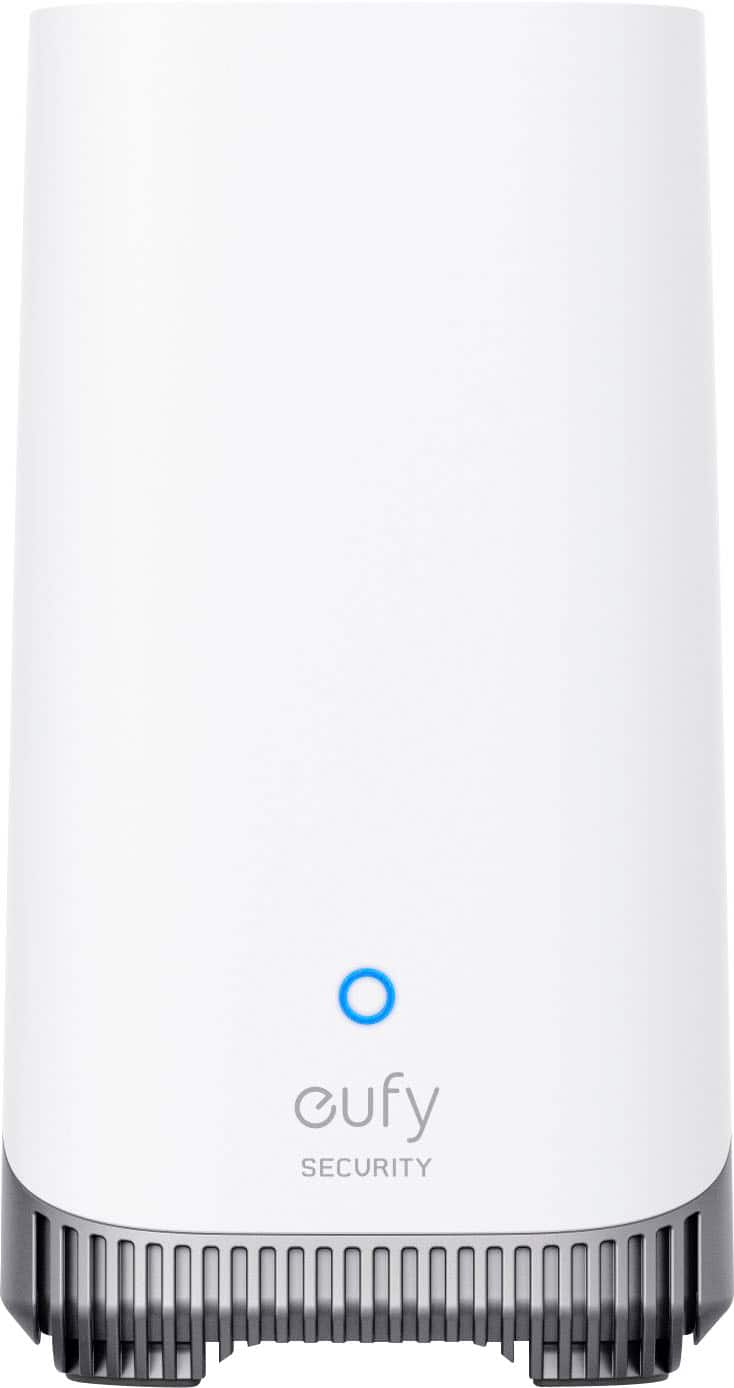 eufy - SoloCam S220, 2-Outdoor Wireless 2K Solar Powered Security Cameras with Homebase 3 - White