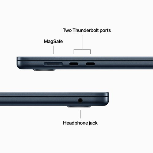 Apple - Geek Squad Certified Refurbished MacBook Air 15" Laptop - M2 chip - 16GB Memory - 1TB SSD - Midnight