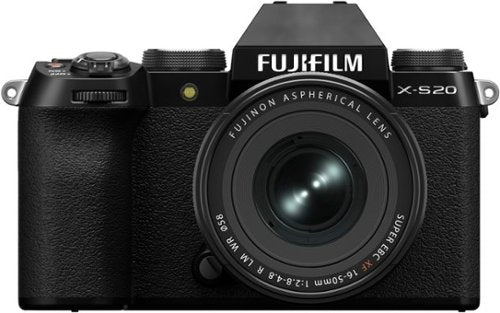 Fujifilm - X-S20 Mirrorless Camera with XF16-50mmF2.8-4.8 R LM WR Lens - Black
