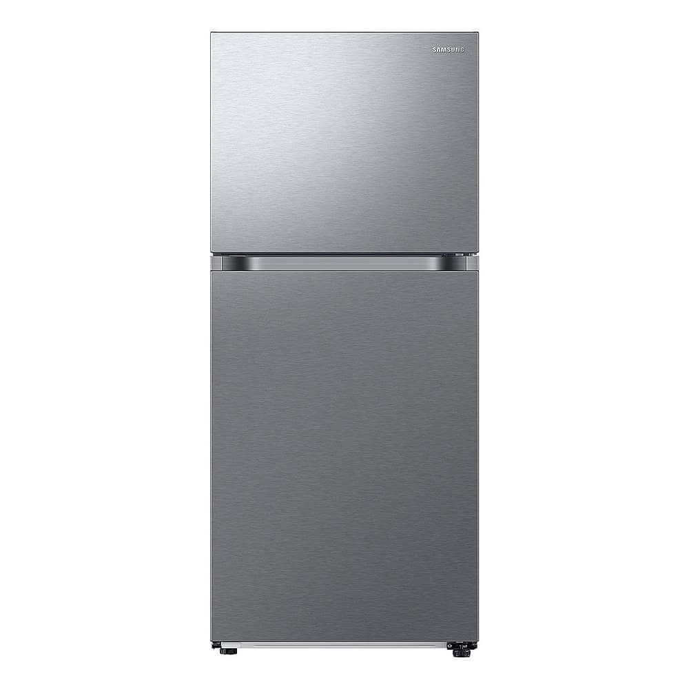Samsung - 29 in. Wide 18 Cu. Ft. Top Freezer Smart Refrigerator with All-Around Cooling - Stainless Steel
