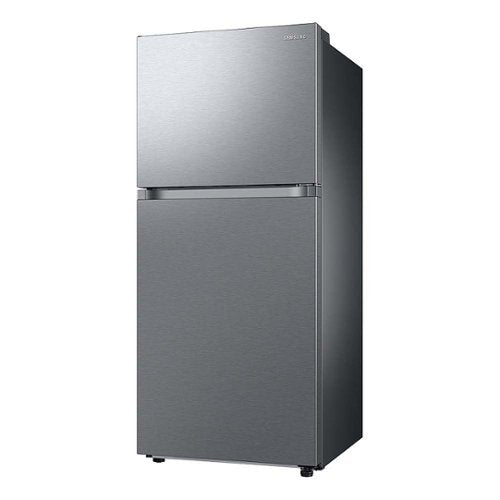 Samsung - 29 in. Wide 18 Cu. Ft. Top Freezer Smart Refrigerator with All-Around Cooling - Stainless Steel
