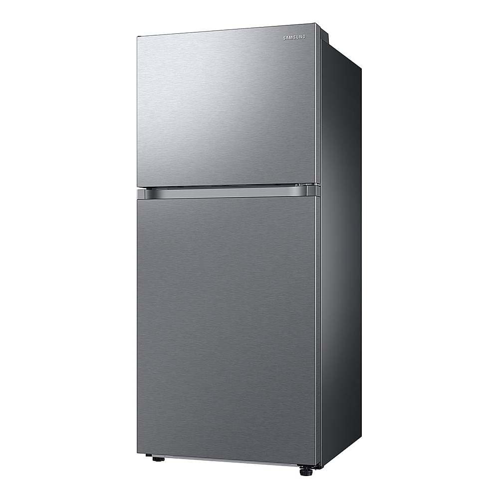 Samsung - 29 in. Wide 18 Cu. Ft. Top Freezer Smart Refrigerator with All-Around Cooling - Stainless Steel
