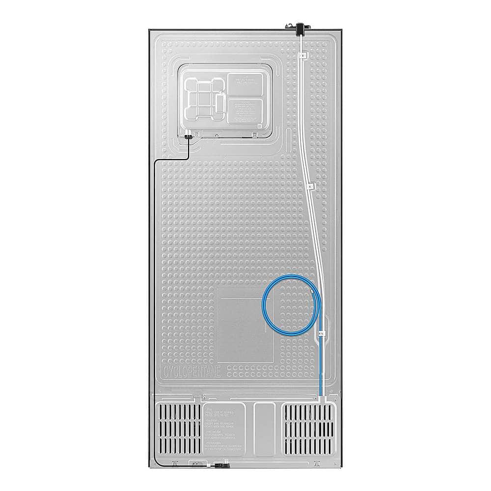 Samsung - 29 in. Wide 18 Cu. Ft. Top Freezer Smart Refrigerator with All-Around Cooling - Stainless Steel
