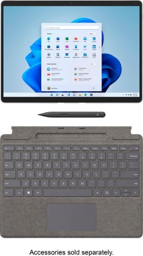 Microsoft - Geek Squad Certified Refurbished Surface Pro 8 – 13” Touch Screen – Intel Core i5 – 8GB Memory – 128GB SSD – Device Only - Platinum
