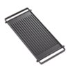 GE - Reversible Grill & Griddle for Gas Range - Black