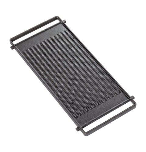 GE - Reversible Grill & Griddle for Gas Range - Black