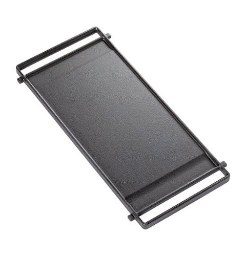 GE - Reversible Grill & Griddle for Gas Range - Black