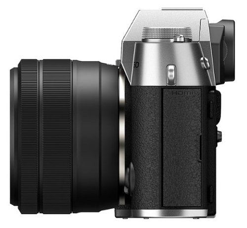 Fujifilm - X-T50 Mirrorless Camera with XC15-45mmF3.5-5.6 OIS PZ Lens - Silver