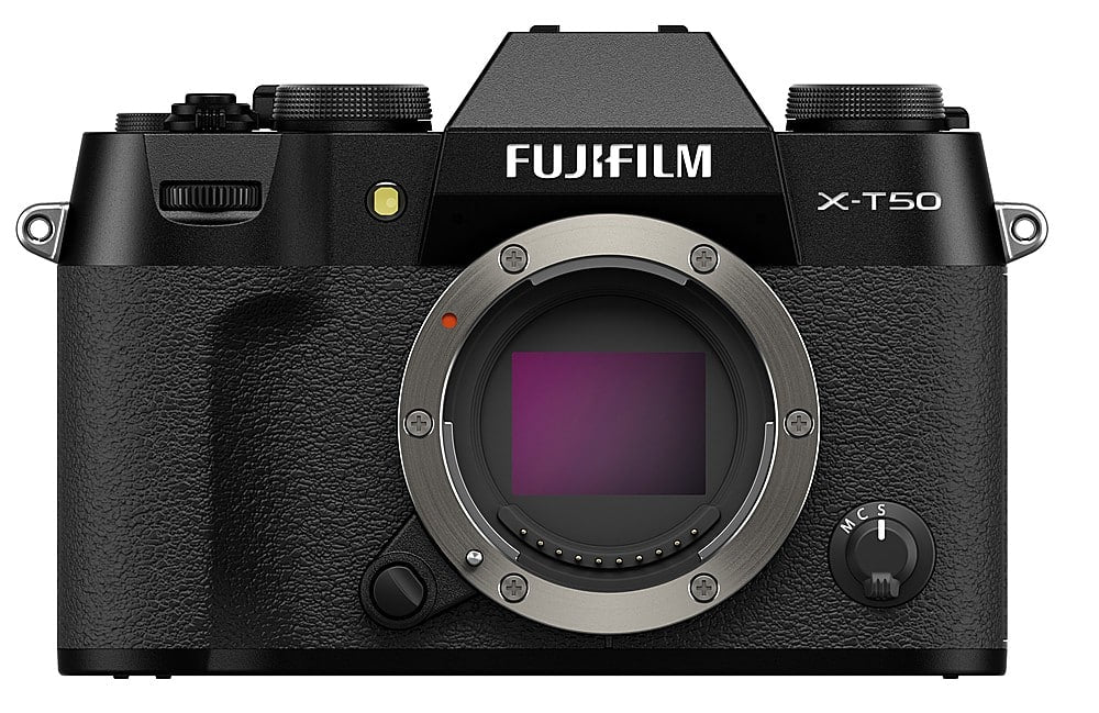 Fujifilm - X-T50 Mirrorless Camera with XC15-45mmF3.5-5.6 OIS PZ Lens - Black