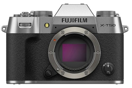 Fujifilm - X-T50 Mirrorless Camera Body Only - Silver