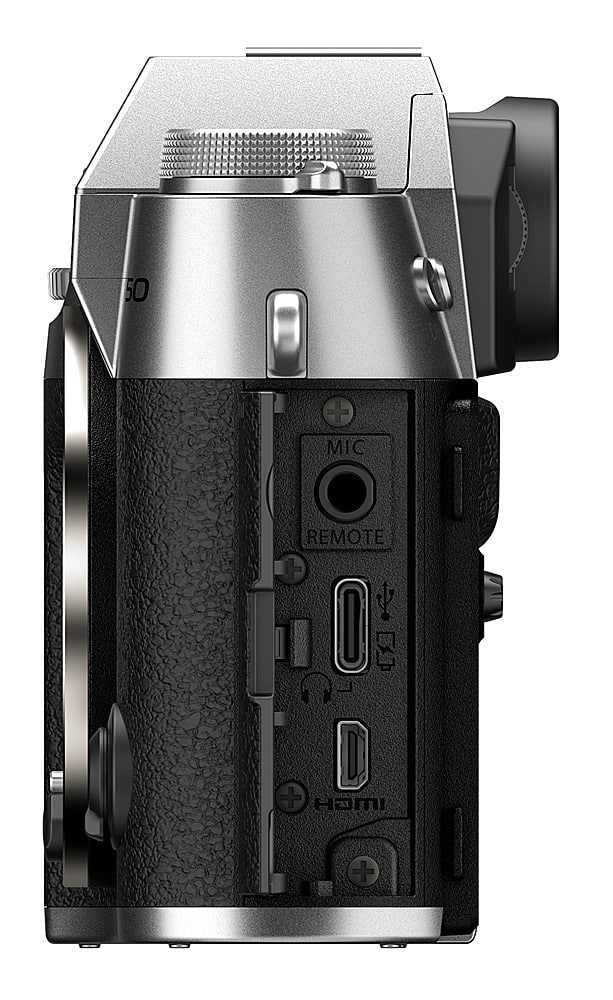 Fujifilm - X-T50 Mirrorless Camera Body Only - Silver