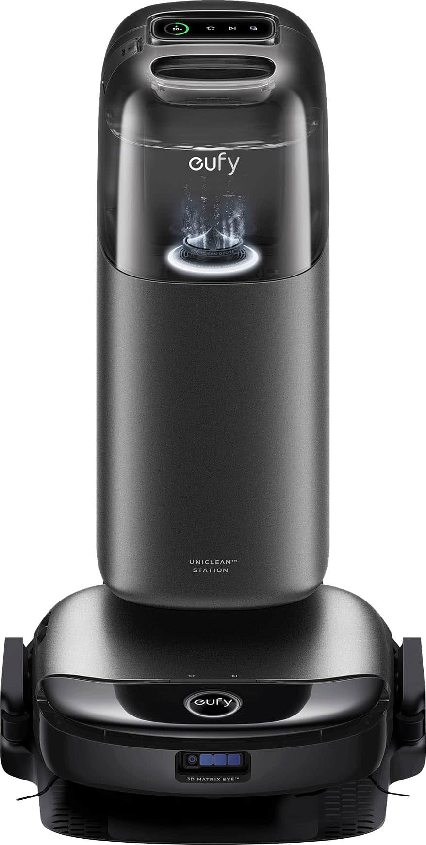 eufy - S1 Pro Omni Wi-Fi Connected Robot Vacuum & Mop with Self Washing and Self Drying Auto Empty Station - Black