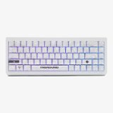 Higround - Summit 2.0 65 65% Wired Mechanical Lubed Dreamland Linear Switch Gaming Keyboard with RGB - Snow Stone