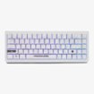 Higround - Summit 2.0 65 65% Wired Mechanical Lubed Dreamland Linear Switch Gaming Keyboard with RGB - Snow Stone
