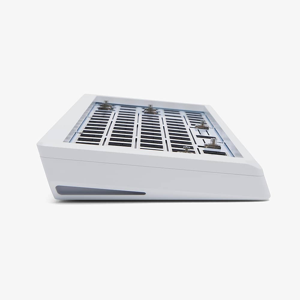 Higround - Summit 2.0 65 65% Wired Mechanical Lubed Dreamland Linear Switch Gaming Keyboard with RGB - Snow Stone