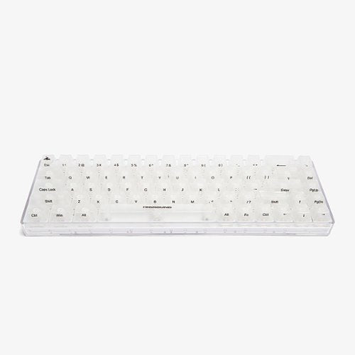 Higround - Basecamp 65 65% Wired Mechanical Lubed Flame Linear Switch Gaming Keyboard with RGB lighting - Opal