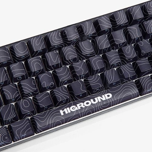 Higround - Performance 65 65% Wired Hall-Effect Linear Dynamic Actuation Switch Rapid Trigger Gaming Keyboard with RGB Lighting - Black Ice