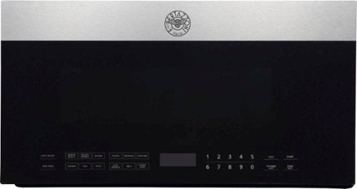 Bertazzoni - Professional Series 1.9 Cu.Ft Convection Over-the-Range Microwave with Sensor Cooking.