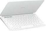 Logitech - Keys-To-Go 2 Slim Portable Bluetooth Keyboard for iPad, iPhone, Mac, and Apple TV With Built-in Cover - Pale Gray