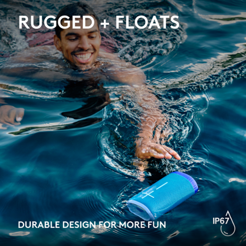 Ultimate Ears - EVERBOOM Portable Wireless Bluetooth Speaker with Waterproof, Dustproof and Floatable design - Cobalt Blue