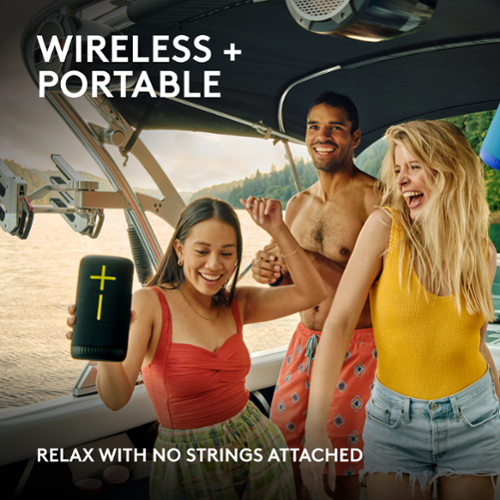 Ultimate Ears - EVERBOOM Portable Wireless Bluetooth Speaker with Waterproof, Dustproof and Floatable design - Cobalt Blue