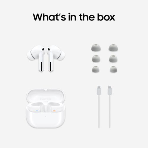Samsung - Galaxy Buds3 Pro Wireless Earbud Headphones - White