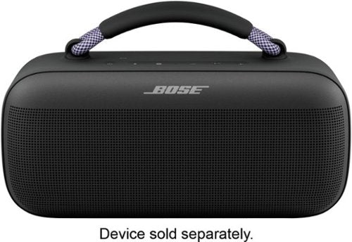 Bose - Rope Handle for SoundLink Max - Black/Chilled Lilac