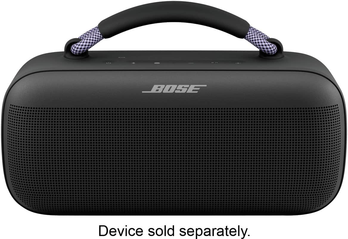 Bose - Rope Handle for SoundLink Max - Black/Chilled Lilac