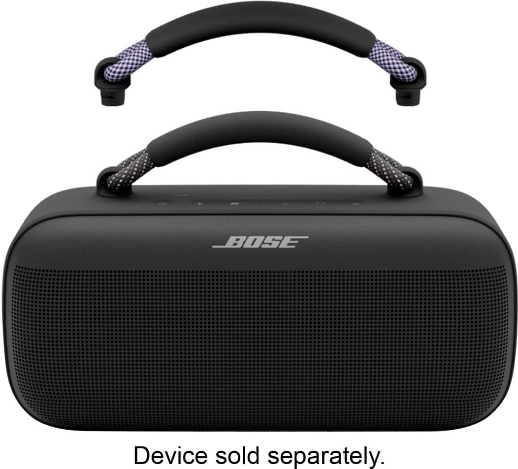 Bose - Rope Handle for SoundLink Max - Black/Chilled Lilac