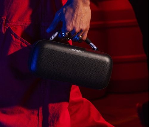Bose - Rope Handle for SoundLink Max - Black/Chilled Lilac
