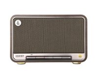 Edifier - D32 Portable Bluetooth 5.3 Wireless Speaker with Apple AirPlay High Resolution Audio and 11 Hour Battery Life - Black Walnut