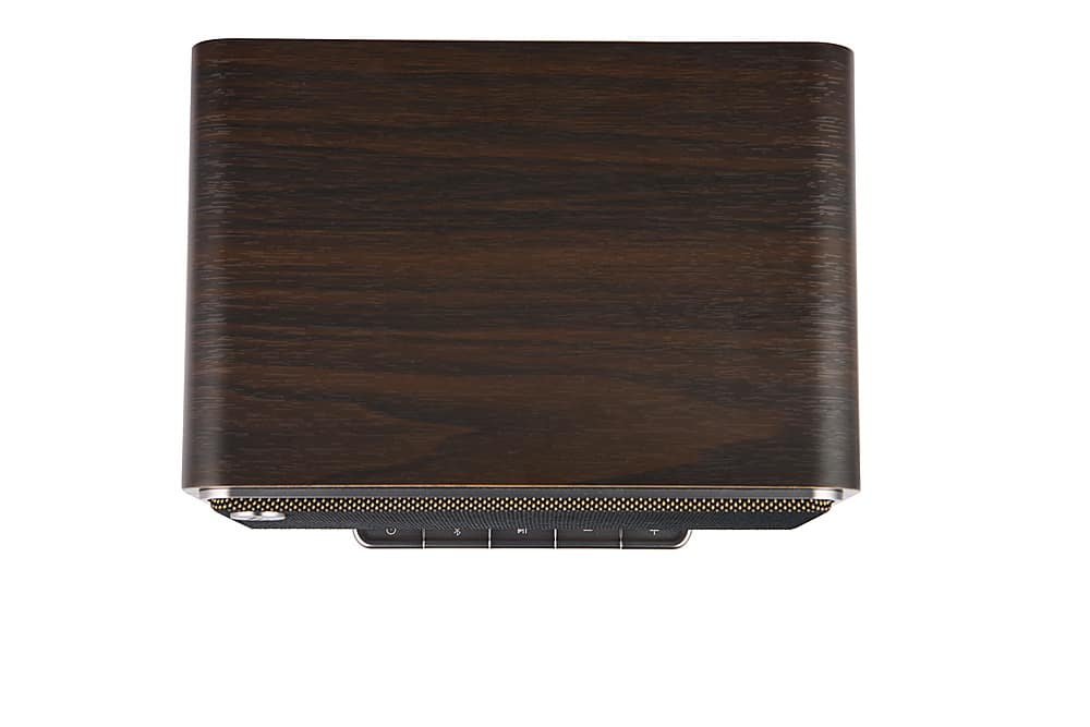 Edifier - D32 Portable Bluetooth 5.3 Wireless Speaker with Apple AirPlay High Resolution Audio and 11 Hour Battery Life - Black Walnut