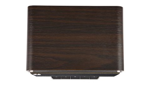 Edifier - D32 Portable Bluetooth 5.3 Wireless Speaker with Apple AirPlay High Resolution Audio and 11 Hour Battery Life - Black Walnut