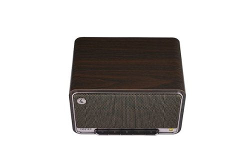 Edifier - D32 Portable Bluetooth 5.3 Wireless Speaker with Apple AirPlay High Resolution Audio and 11 Hour Battery Life - Black Walnut