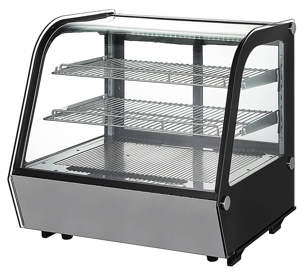 Premium Levella - 4.2 cu. ft. Countertop Refrigerator Display Case - Black