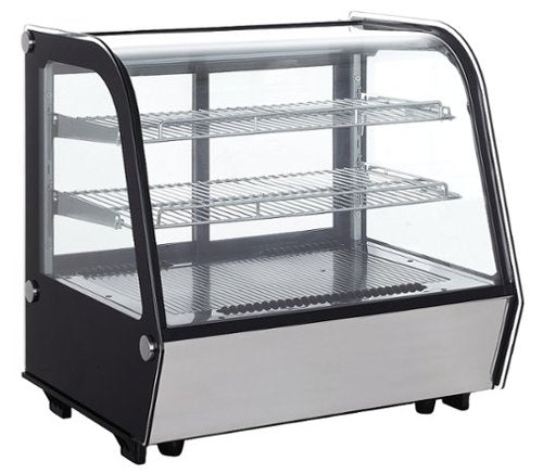 Premium Levella - 4.2 cu. ft. Countertop Refrigerator Display Case - Black