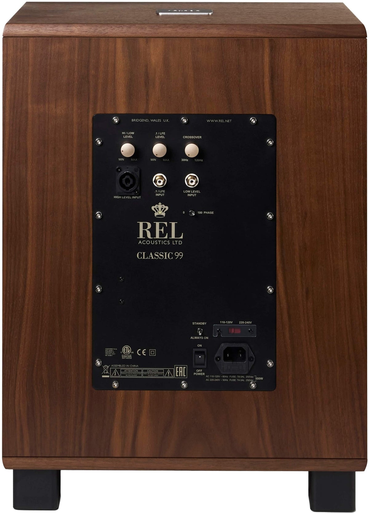 REL - Classic 99 Subwoofer - Walnut