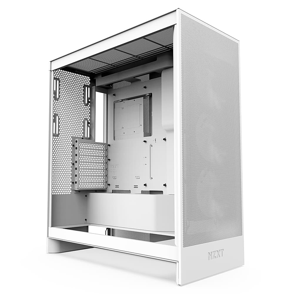 NZXT - H7 Flow 2024 Mid-Tower ATX PC Case - White