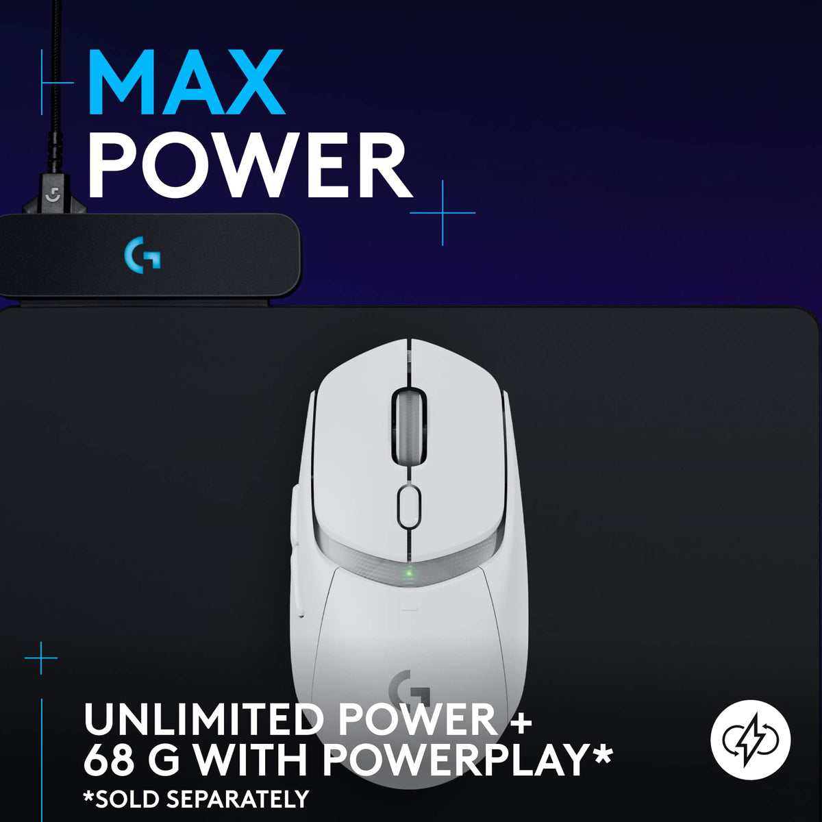 Logitech - G309 LIGHTSPEED Lightweight Wireless Optical Gaming Mouse with HERO 25K Sensor - Wireless - White
