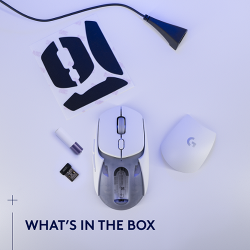 Logitech - G309 LIGHTSPEED Lightweight Wireless Optical Gaming Mouse with HERO 25K Sensor - Wireless - White
