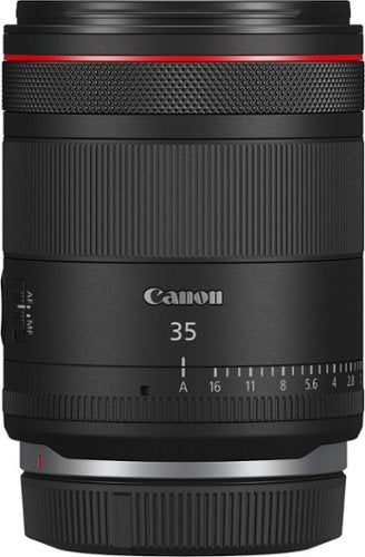 Canon - RF35mm F1.4 L VCM Wide-Angle Lens for EOS R-Series Cameras - Black