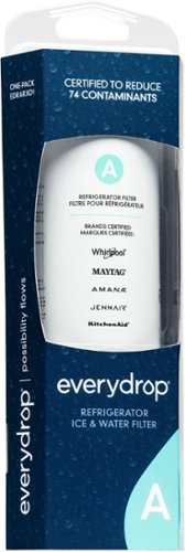 Whirlpool - Everydrop Refrigerator Water Filter A - White