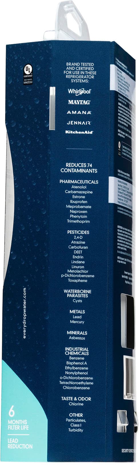 Whirlpool - Everydrop Refrigerator Water Filter A - White
