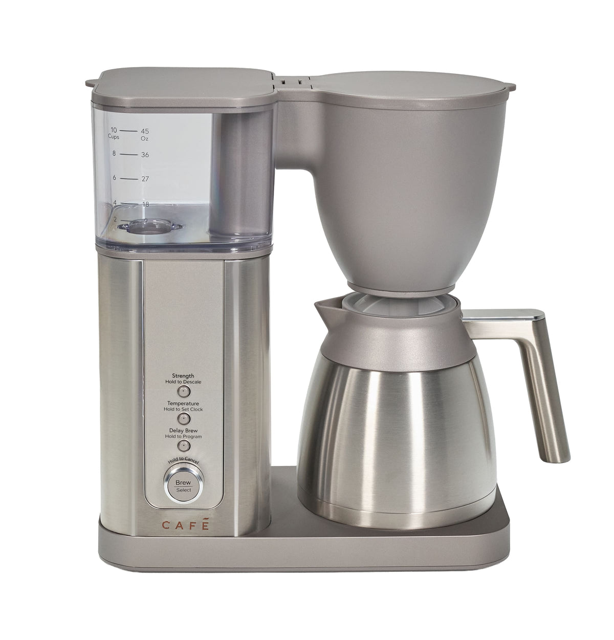 Café - Specialty Smart 10-Cup and Single Serve Coffee Maker with Insulated Thermal Carafe - Stainless Steel