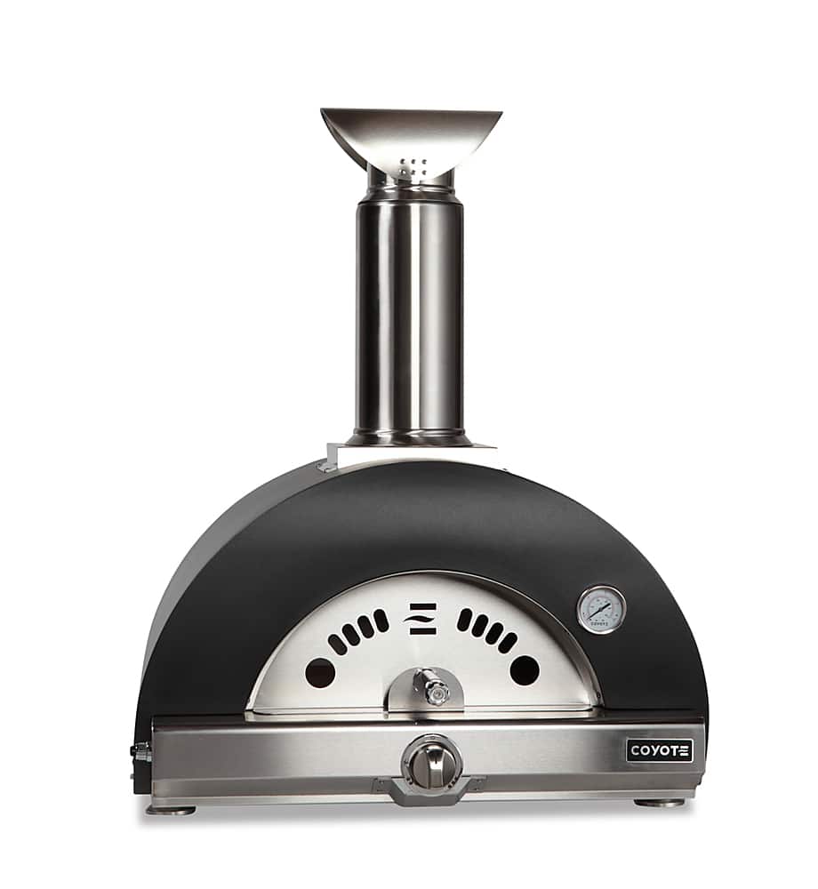 Coyote Outdoor Living - The Coyote OutdoorLiving Multi-Fuel 30" pizza oven - wood/NG - Matte Black