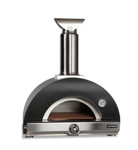 Coyote Outdoor Living - The Coyote OutdoorLiving Multi-Fuel 30" pizza oven - wood/NG - Matte Black