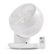 IRIS USA WOOZOO Fan with Remote, 360° Oscillating Fan, Desk Fan - White