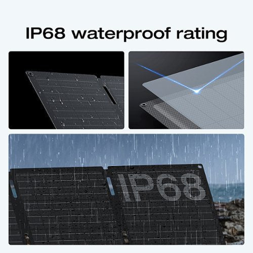EcoFlow - Foldable 60W Solar Panel - Black