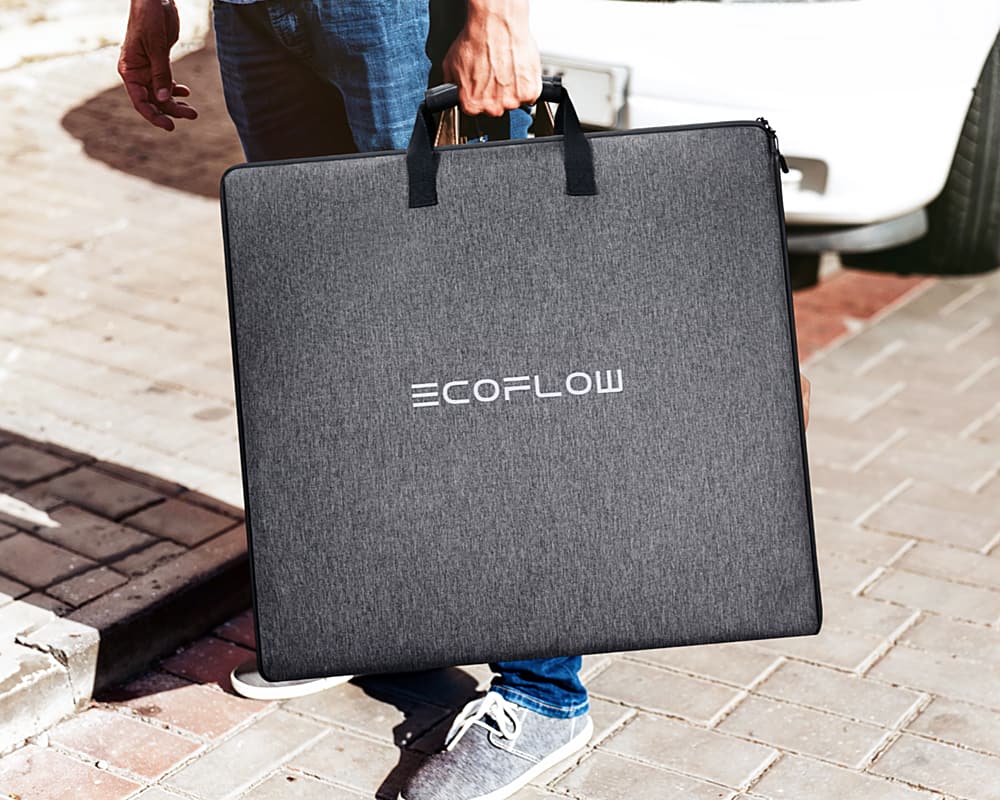 EcoFlow - NextGen 160W Foldable Solar Panel - Black